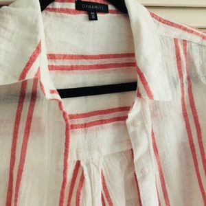 Button down linen shirt